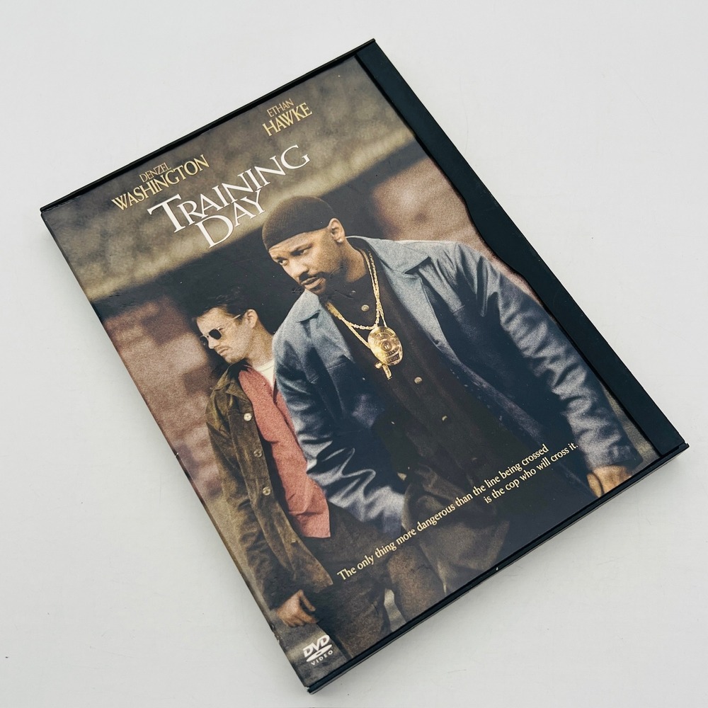 Training‎ Day DVD Denzel Washington Ethan Hawke Crime Thriller Movie Snap Case